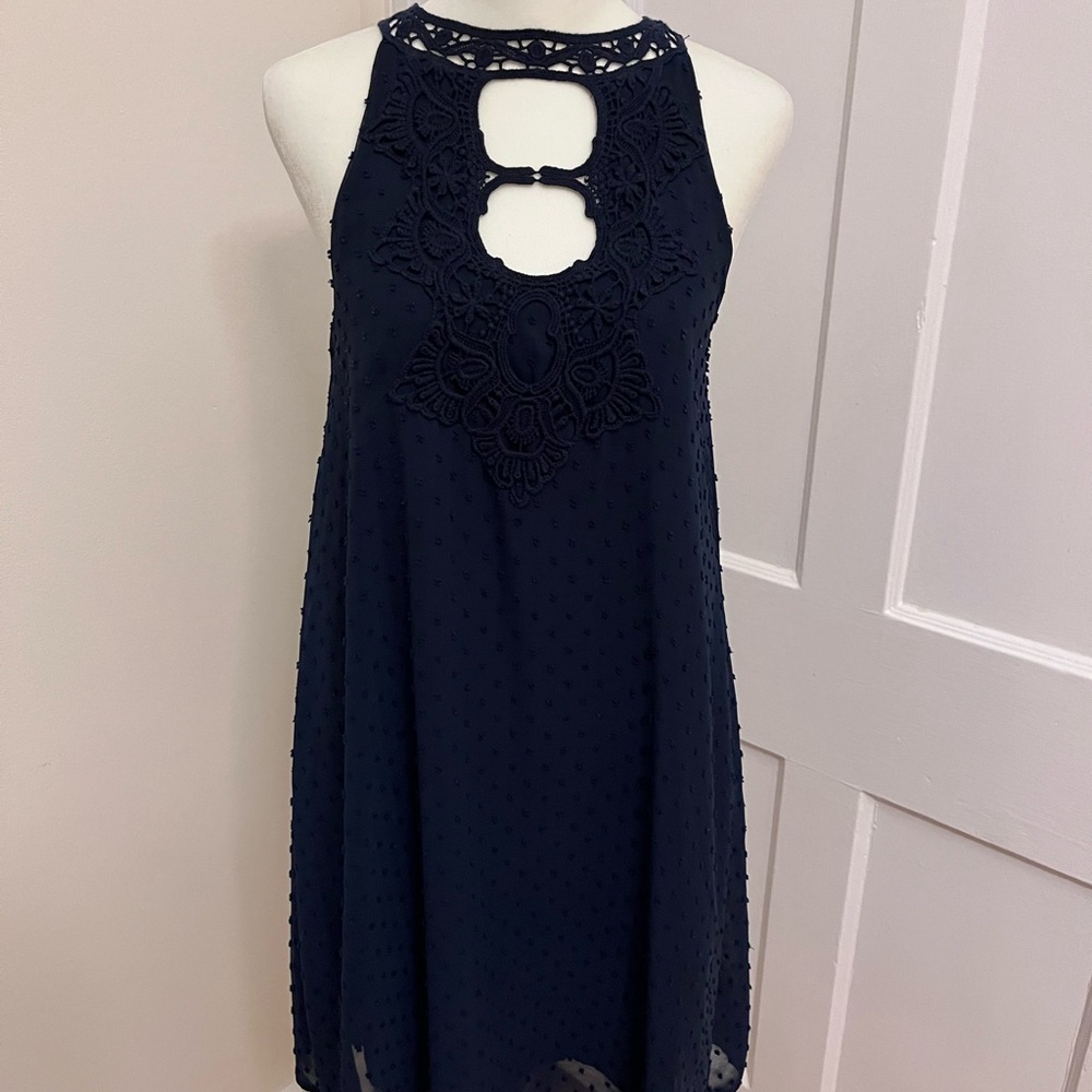 Navy Sleeveless Dress by Jun&Ivy